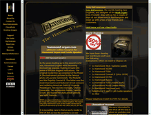 Tablet Screenshot of hammond-organ.com